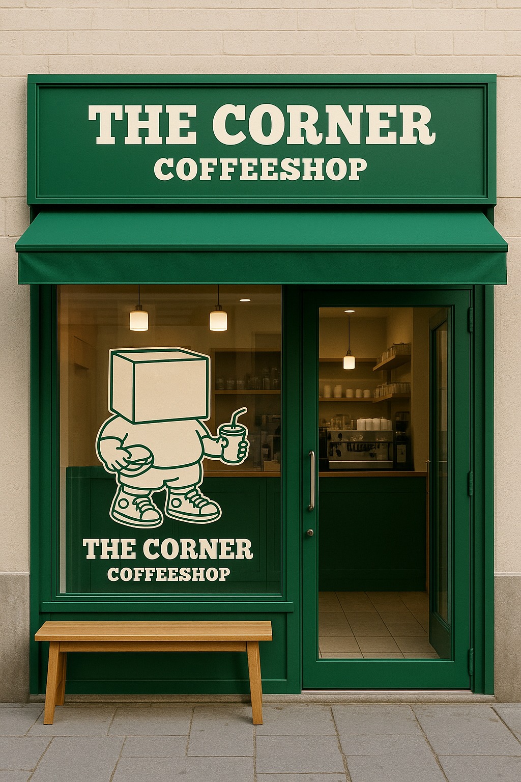 The Corner Coffeeshop Storefront